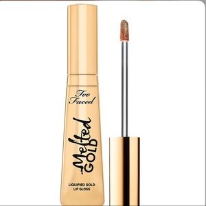 💎Too Faced Melted Pure Gold Lippie New In Box💎